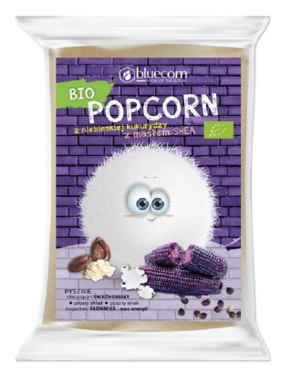 Popcorn z niebieskiej kukurydzy do mikrofali, 100g