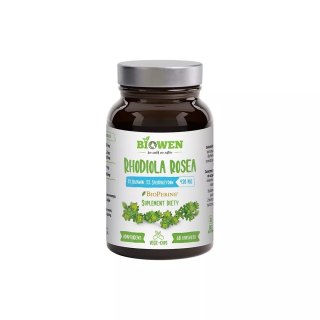 RHODIOLA - RÓŻENIEC GÓRSKI EKSTRAKT (420 mg) BEZGLUTENOWY 60 KAPSUŁEK - BIOWEN