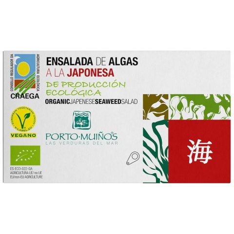 SAŁATKA Z ALG MORSKICH W STYLU JAPOŃSKIM BIO 120 g (90 g) - PORTO MUINOS SAŁATKA Z ALG MORSKICH W STYLU JAPOŃSKIM BIO 120 g (90 g) - PORTO MUINOS