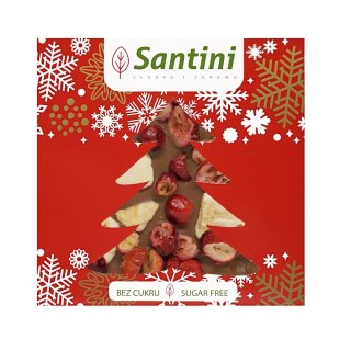 CHRISTMAS - Czekolada mleczna żurawina bananan