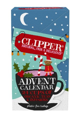 KALENDARZ ADWENTOWY (HERBATKI I HERBATY) BIO (24 szt.) 45 g - CLIPPER (PRODUKT SEZONOWY)