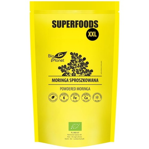 MORINGA SPROSZKOWANA BIO 500 g - BIO PLANET SUPERFOODS