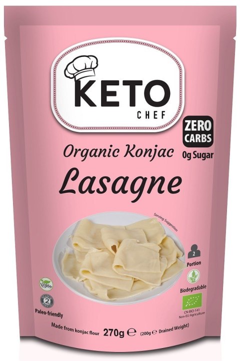 Makaron Lasagne konjac bezglutenowy bio, 270 g
