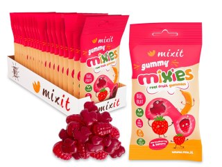 Mixit Mixies żelki o smaku Truskawki i Banana, 35g