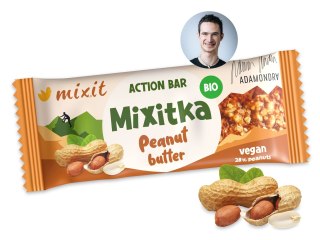 Mixit Mixitka Action Bio - Peanut butter, 34g