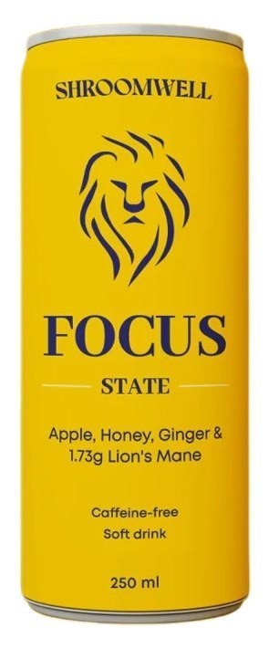 NAPÓJ GAZOWANY NA KONCENTRACJĘ Z SOPLÓWKĄ JEŻOWATĄ 250 ml - SHROOMWELL