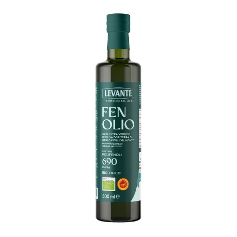 OLIWA Z OLIWEK EXTRA VIRGIN WYSOKOPOLIFENOLOWA FENOLIO PDO TERRA DI BARI CASTEL DEL MONTE BIO 500 ml - LEVANTE