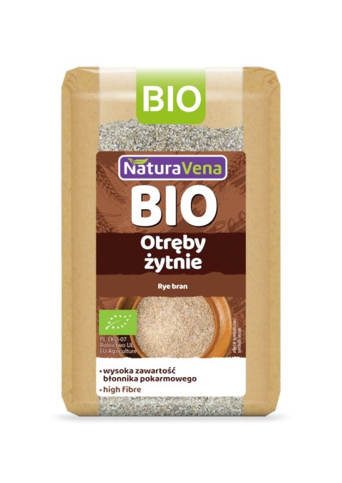 OTRĘBY ŻYTNIE BIO 500 g - NATURAVENA