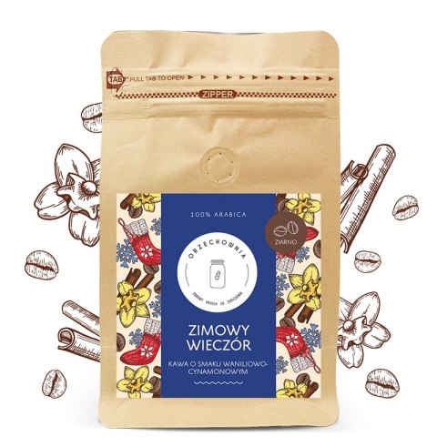 Orzechownia kawa Zimowy wieczór ziarno, 200g