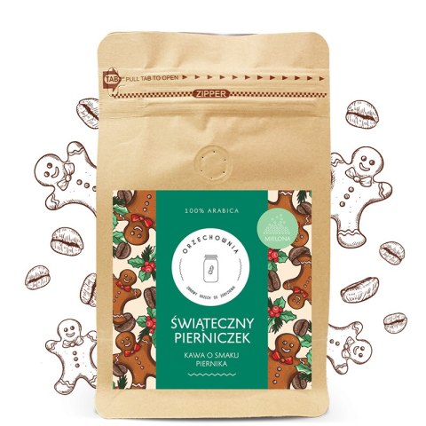 Orzechownia kawa o smaku piernika mielona, 200g