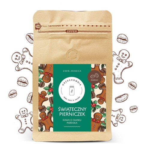 Orzechownia kawa o smaku piernika ziarno, 200g