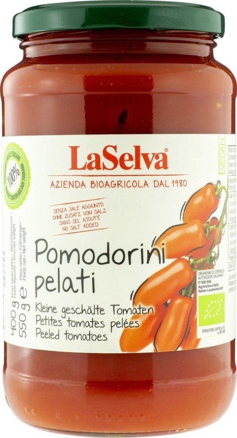 POMIDORY PELATI BIO 550 g (400 g) - LA SELVA