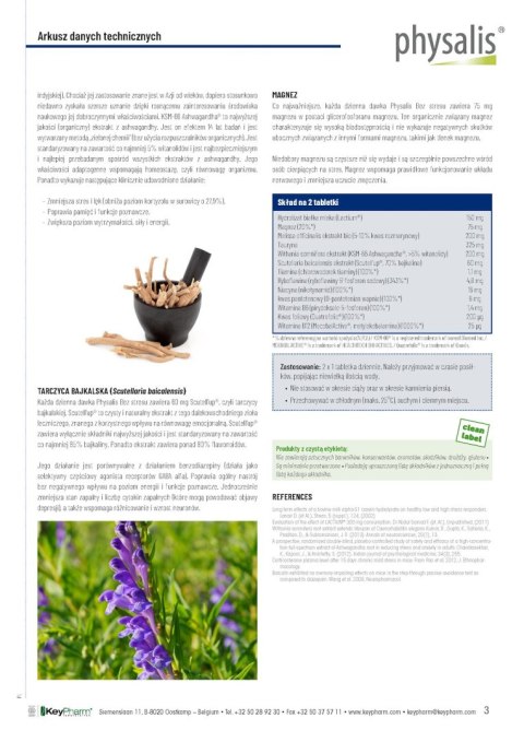 TABLETKI NA REDUKCJĘ STRESU 30 szt. - PHYSALIS